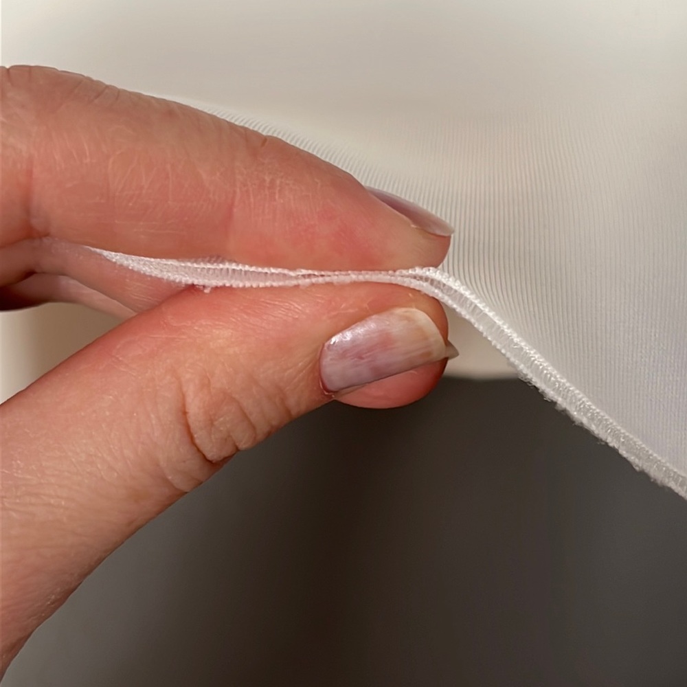 Large pleaded white A-line skirt - Picture 5 of 5